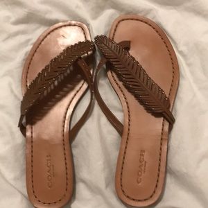 Coach Feather Women’s Sandals 7.5